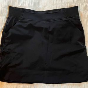 Black athletic skirt